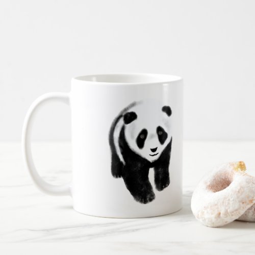 Cute Fuzzy Little Panda Bears Coffee Mug