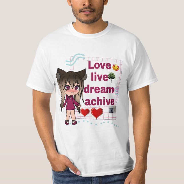 Cute Gacha Girl love T-Shirt (Front)
