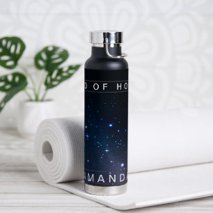 Cute Galaxy Theme Wedding Night Sky Maid Of Honor Water Bottle