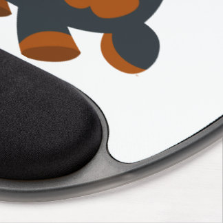 Cute Gamboling Cartoon Rottweiler Gel Mousepad