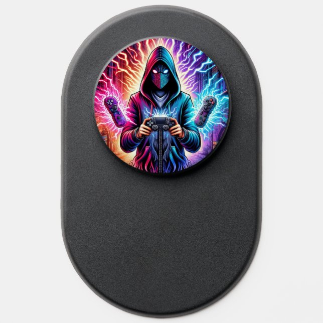 Cute gamer guy  PopSocket (Popsocket)