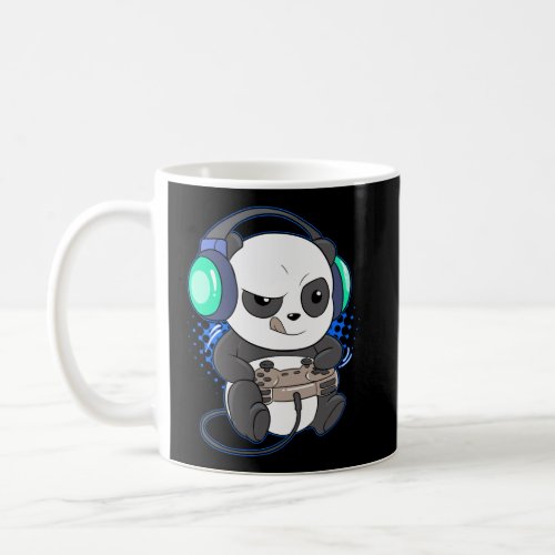 Cute Gaming Panda Video Game Computer Player Video Coffee Mug