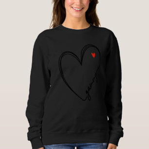 Cute Gammy With Heart Girl Women Girls Mom Mothers Sweatshirt