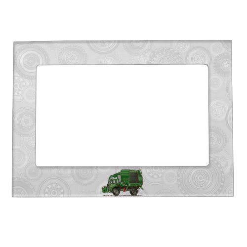 Cute Garbage Truck Trash Truck Magnetic Frame