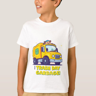 Cute Garbage Truck Trash Truck T-Shirt