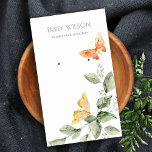 Cute Garden Foliage Butterflies Earring Display Business Card<br><div class="desc">If you need any further customisation please feel free to message me on yellowfebstudio@gmail.com.</div>