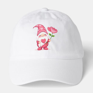 Cute Garden Gnome Baseball Hat - Whimsical Flower 