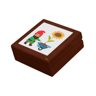 Cute garden gnomes fun gift box
