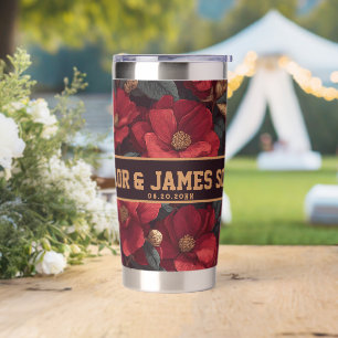 Cute Gardenias Stainless Steel Tumbler For Bridesm