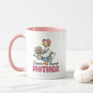 Cute Gardening Mothers goose word art  Mug