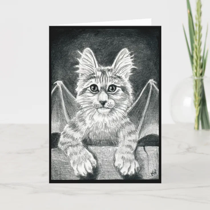 gargoyle drawing black white