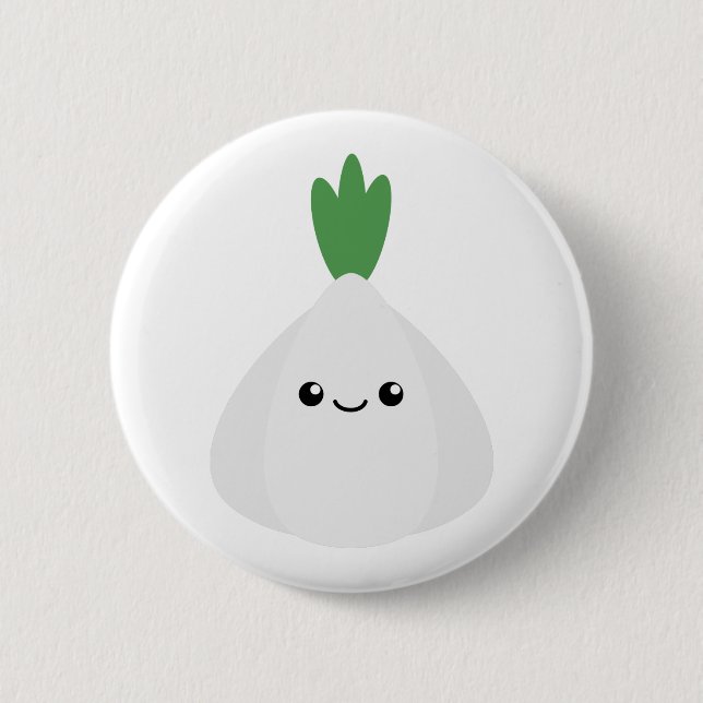Cute Garlic Button (Front)