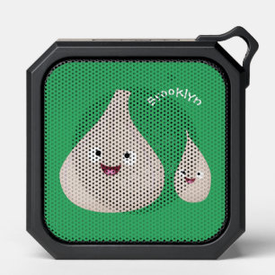 Cute garlic cartoon vegetable illustration bluetooth speaker