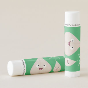 Cute garlic cartoon vegetable illustration lip balm