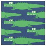 Cute Gators Kids Alligator Crocodile Cartoon Fabric