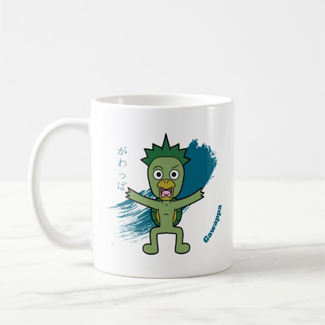 Cute Gawappa Yokai Coffee Mug (Left)