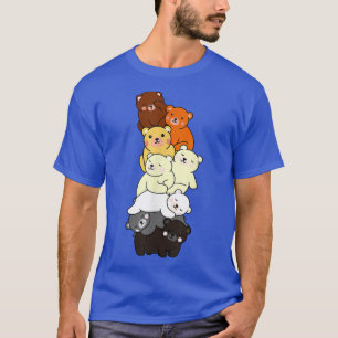 Cute Gay Bear Pride Flag Colors for Gay Bear Cubs T-Shirt