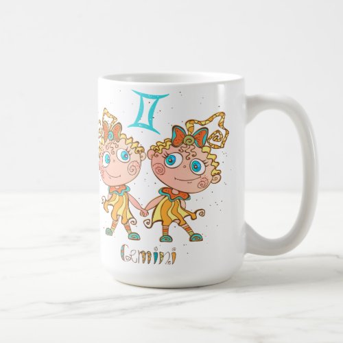 Cute Gemini Twins Coffee Mug