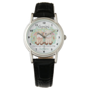 Custom Gemini Wrist Watches Zazzle