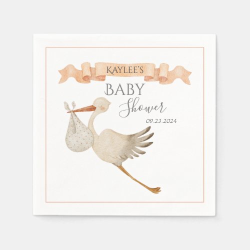 Cute Gender Neutral Baby Shower Napkins