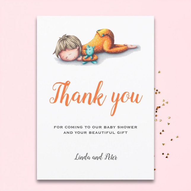 Cute Gender Neutral Baby Shower Thank You Card (Creator Uploaded)