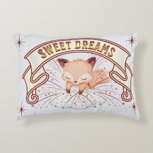 Cute Gender Neutral Baby Sweet Dreams Accent Pillow