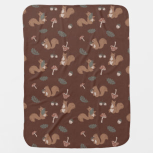 Cute Gender Neutral Woodland Baby Blanket