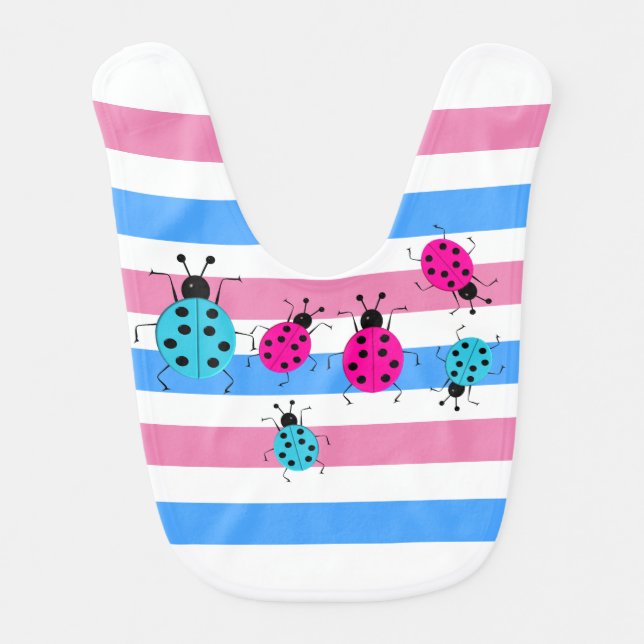 Cute Gender Reveal Ideas,  Baby Bib (Front)