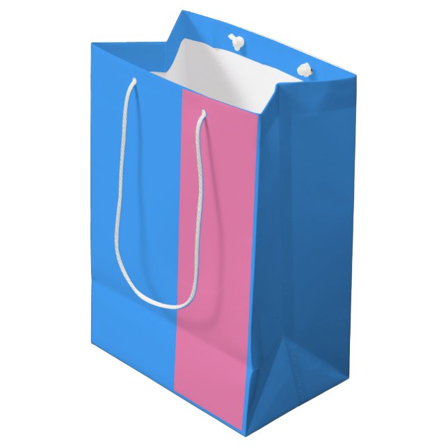 Cute Gender Reveal Ideas,  Medium Gift Bag (Front Angled)
