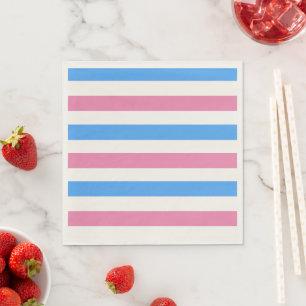 Cute Gender Reveal Ideas,  Napkins