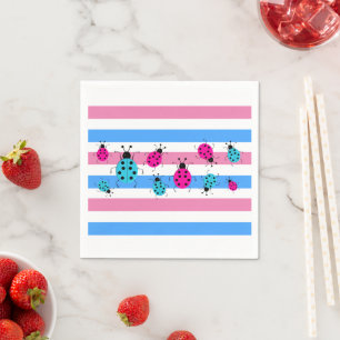 Cute Gender Reveal Ideas, Napkins