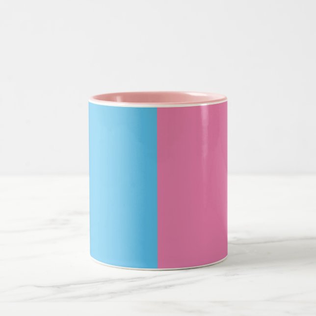 Cute Gender Reveal Ideas,   Two-Tone Coffee Mug (Center)