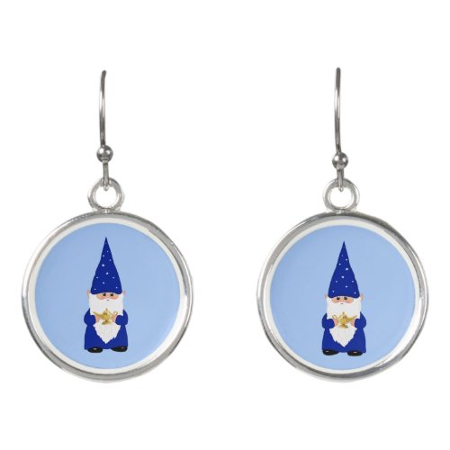 Cute Genie Gnome with Magic Lamp Earrings