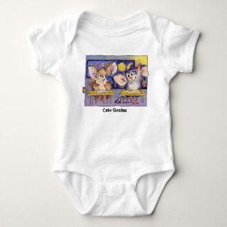 Cute Genius Cartoon Funny Baby Bodysuit
