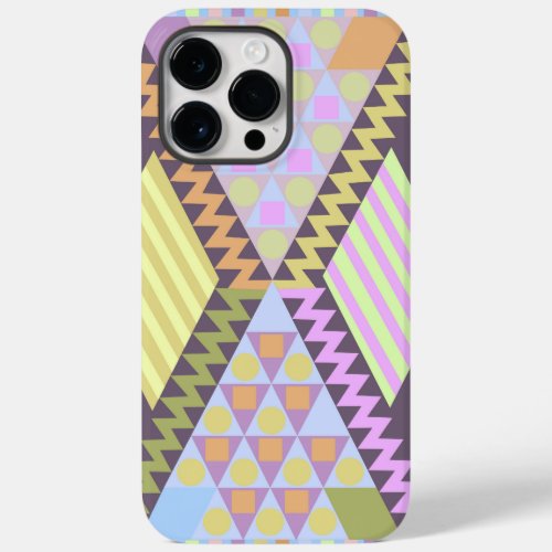 Cute Geometric Patterns Case_Mate iPhone 14 Pro Max Case