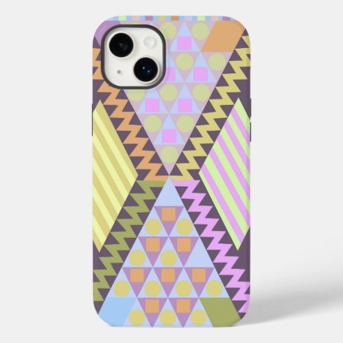 Cute Geometric Patterns Case_Mate iPhone 14 Plus Case
