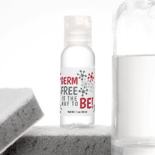 Cute Germ Free Reminder Hand Sanitizer