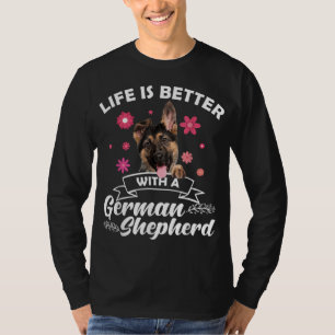 Cute German Shepherd Art Men Women Dog Lover Germa T-Shirt