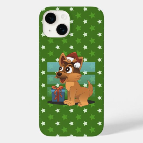 Cute German Shepherd Cartoon  Case_Mate iPhone 14 Case