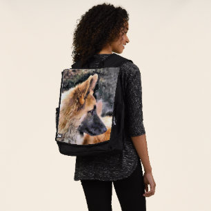 CUTE GERMAN SHEPHERD DOG BACKPACK