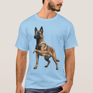 Cute German Shepherd Dog German Shepherd Pet Art  T-Shirt