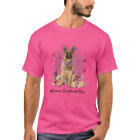 Cute German Shepherd Mom Flower Happy Mother's Day