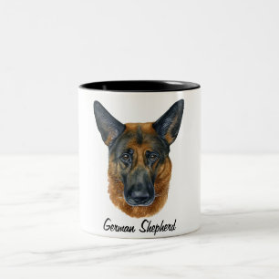 Cute German Shepherd Mug