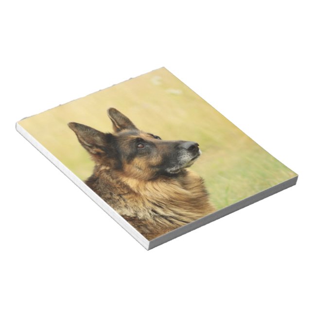 Cute German Shepherd Notepad (Angled)