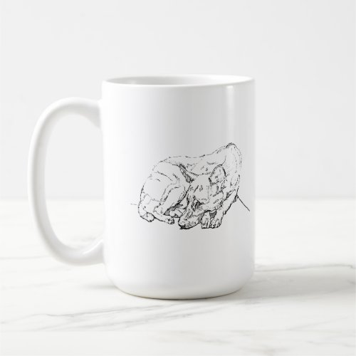 Cute German Shepherd Personalized Coffee Mug