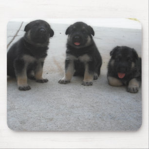 Cute German Shepherd Puppy Mouse Pad