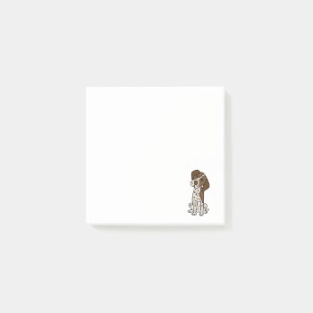 Cute German Shorthaired Pointer Puppy Dog Post-it Notes by Petspower at Zazzle
