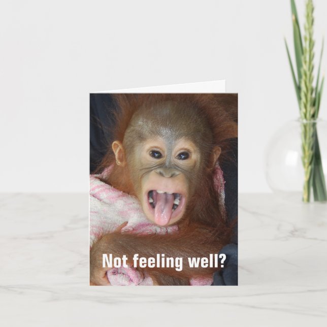 Cute Get Well Card (Front)