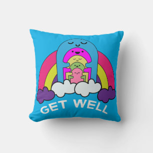 Cute Get Well Cute Hugs Children Sweet Throw Pillow