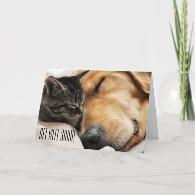 Cute Get Well Soon Card (Front)